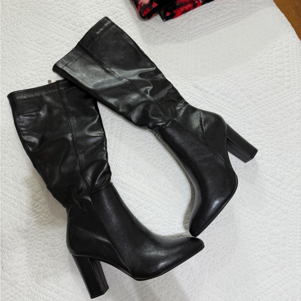 Elegant Black Knee-High Women's Boots